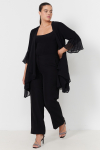 Pleated flowing jacket 