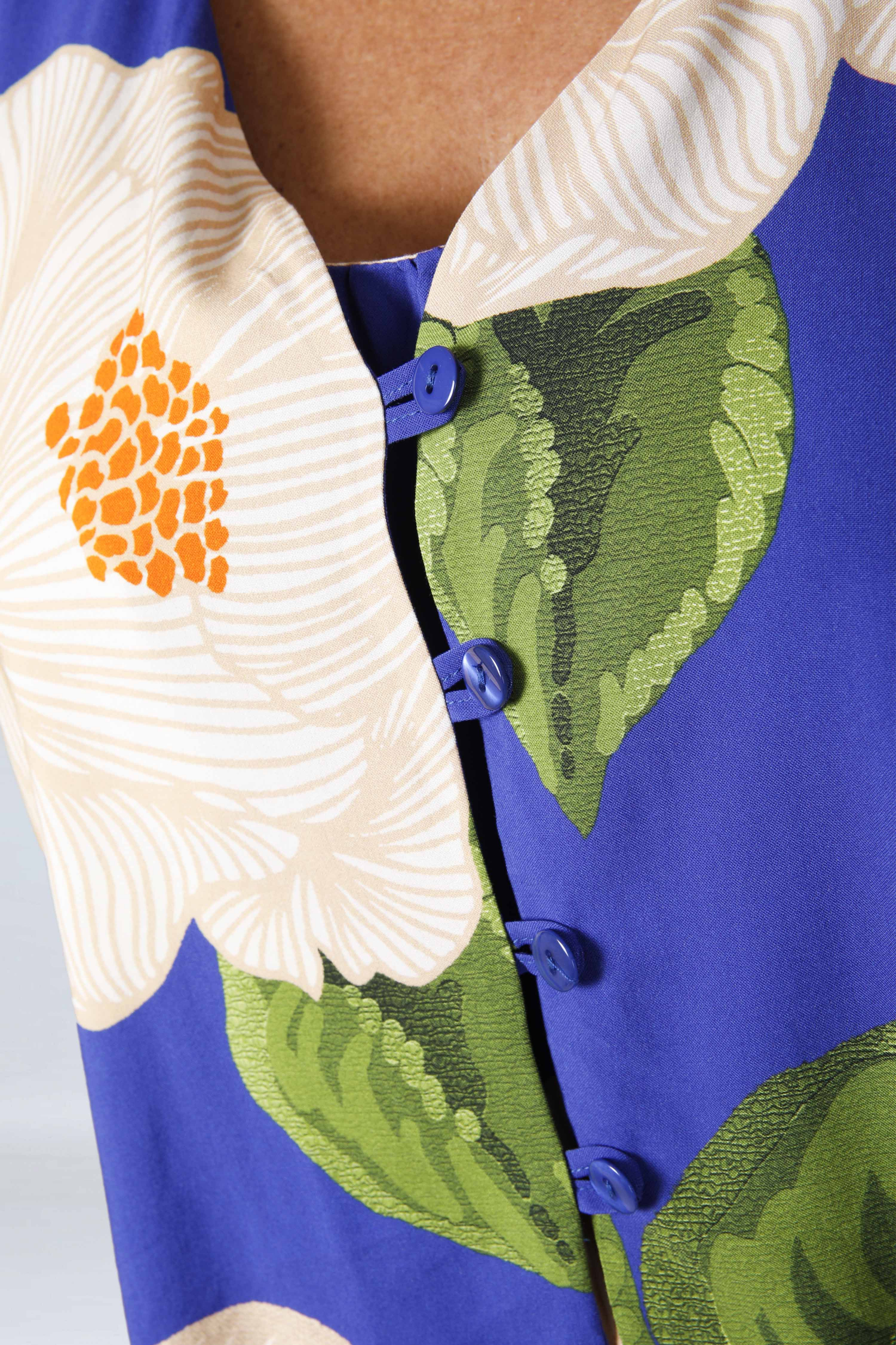 T-shaped printed bolero