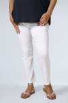 7/8 plain bengaline trumpet-shaped trousers