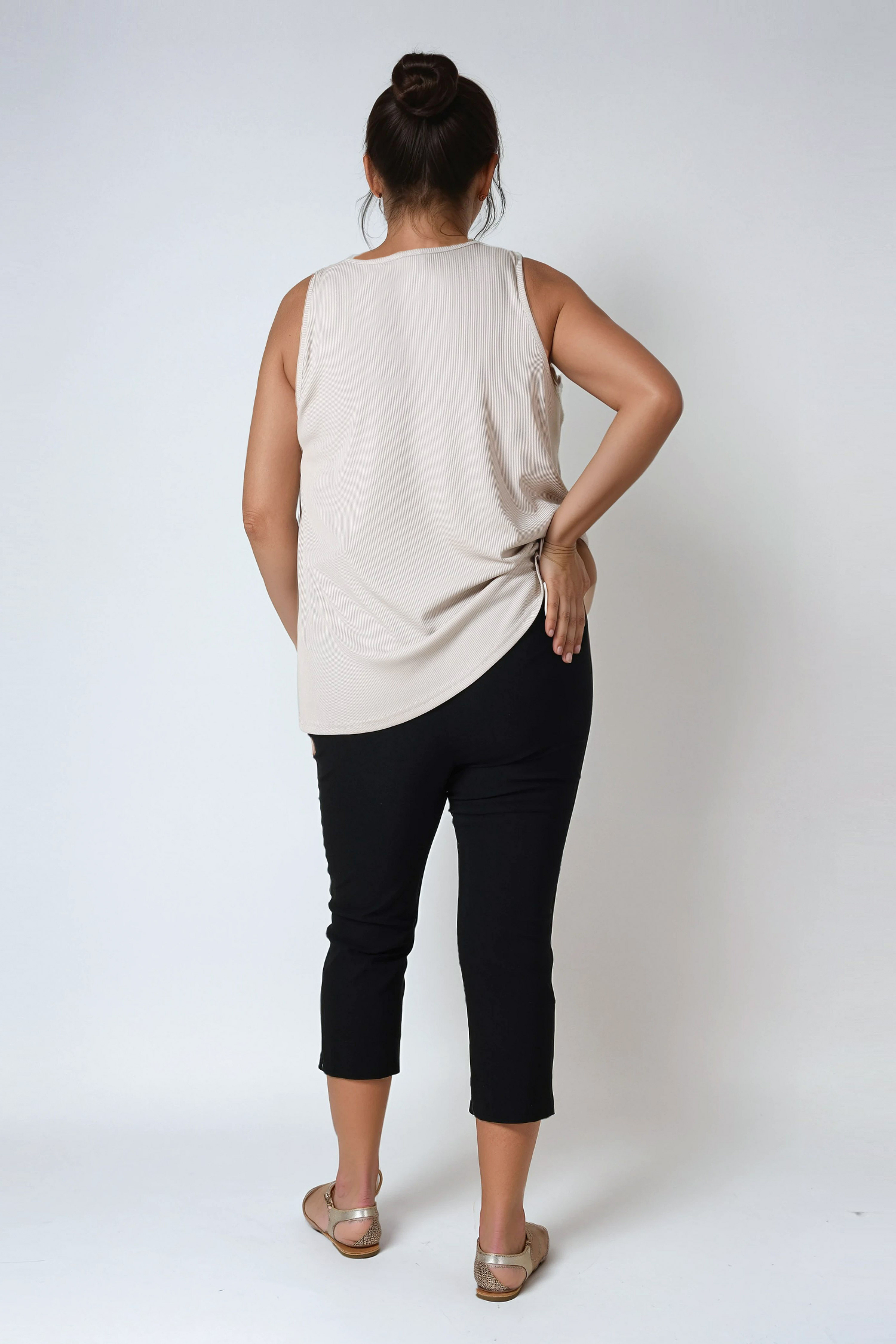 Plain bengaline shorts