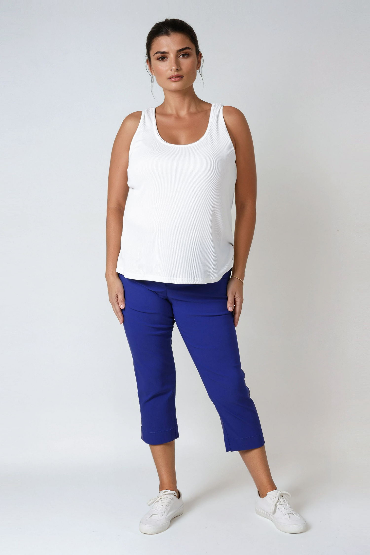 Plain bengaline shorts