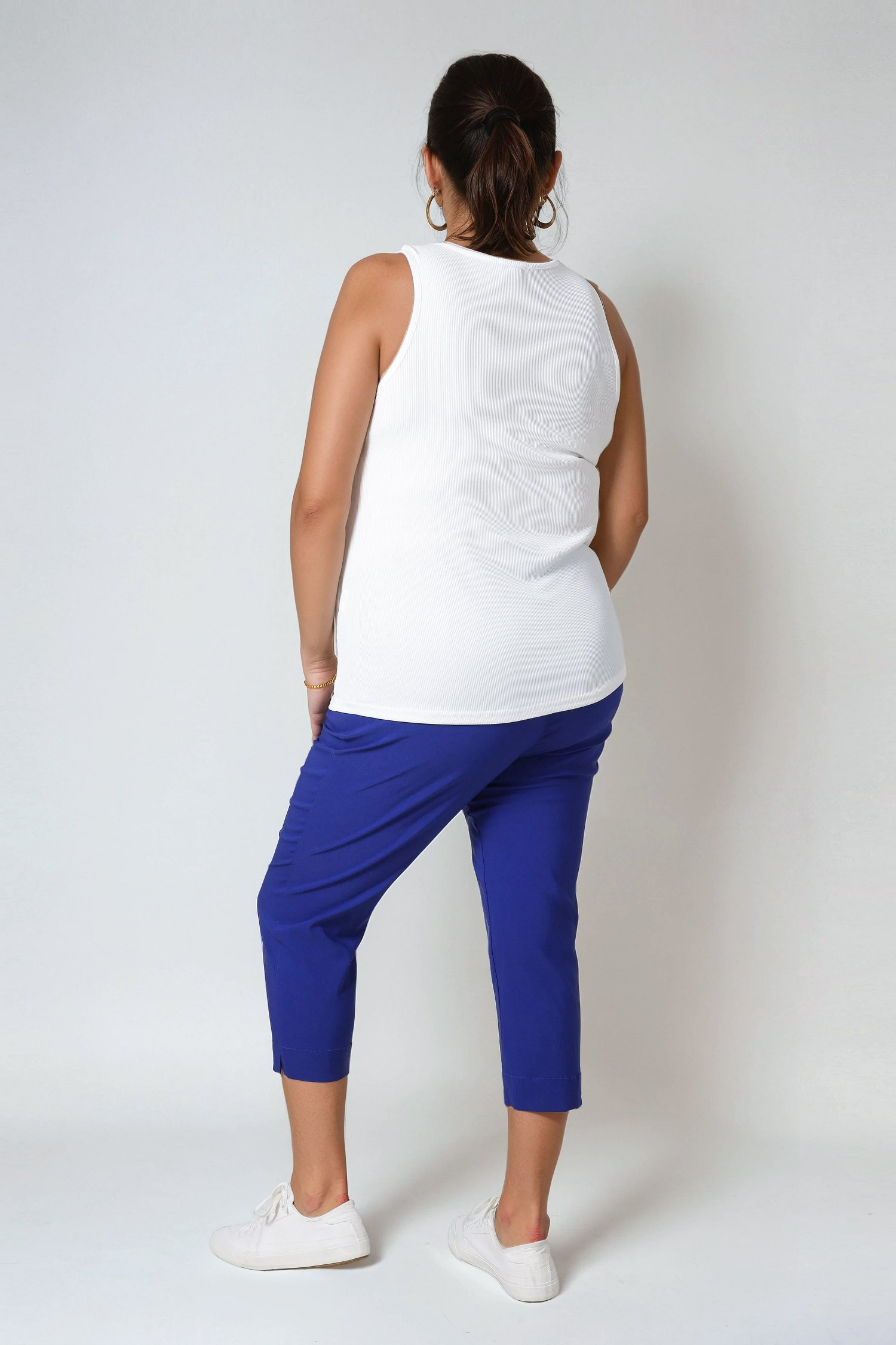 Plain bengaline shorts