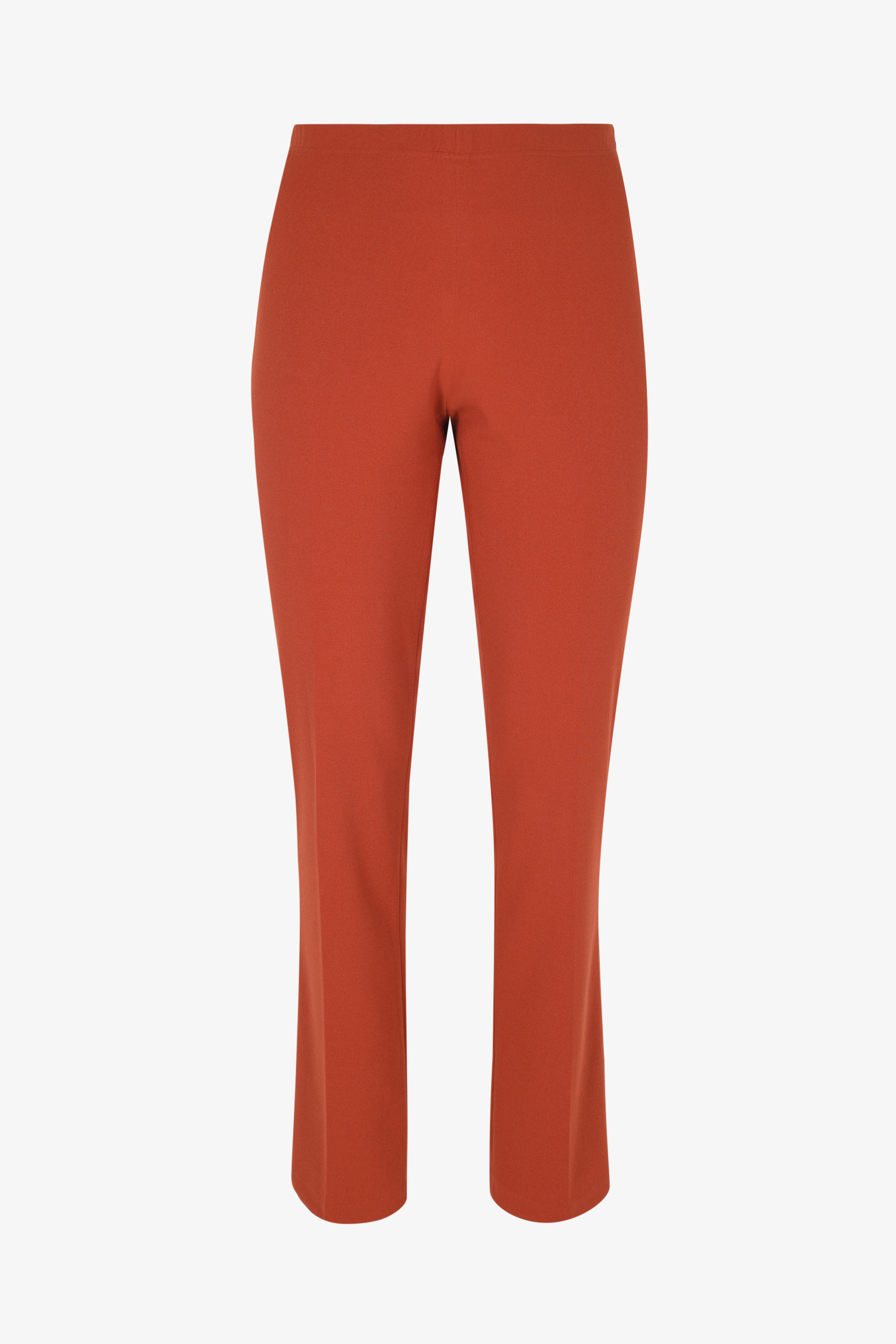 Plain straight suit trousers