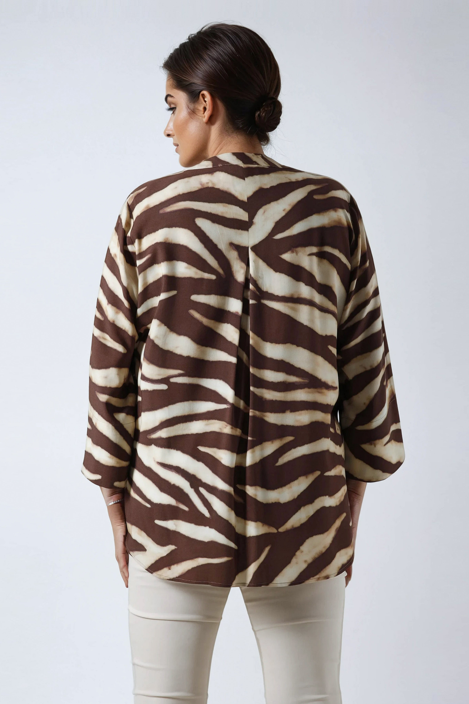 Zebra print blouse