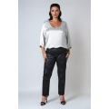 Pantalon gainant en  effet peau de serpent