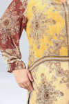 Ultra-fluid viscose tunic: Elegance and comfort for women in sienna sun color.