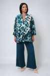 Printed viscose blouse