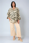 Zebra print blouse
