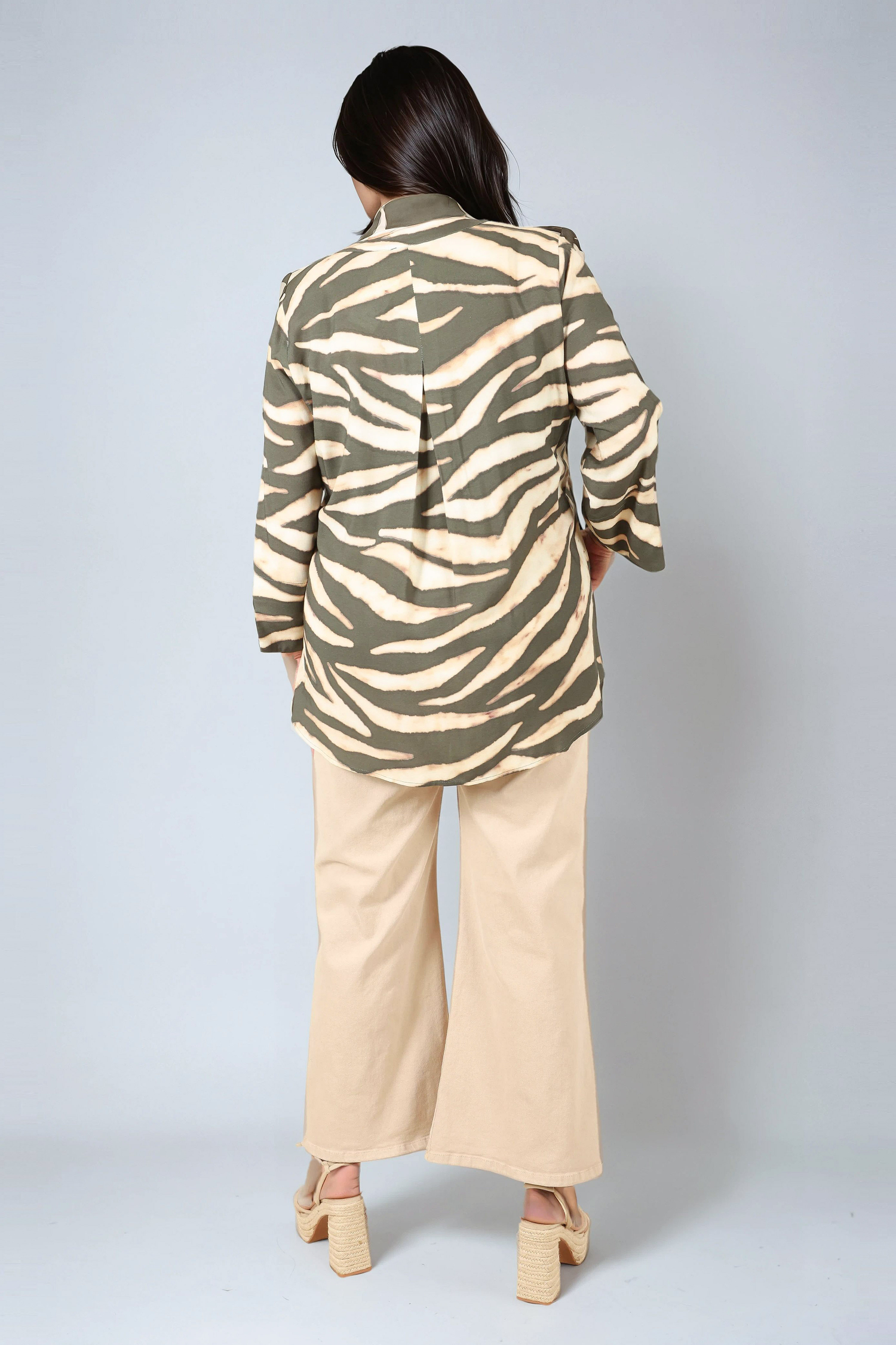 Zebra print blouse