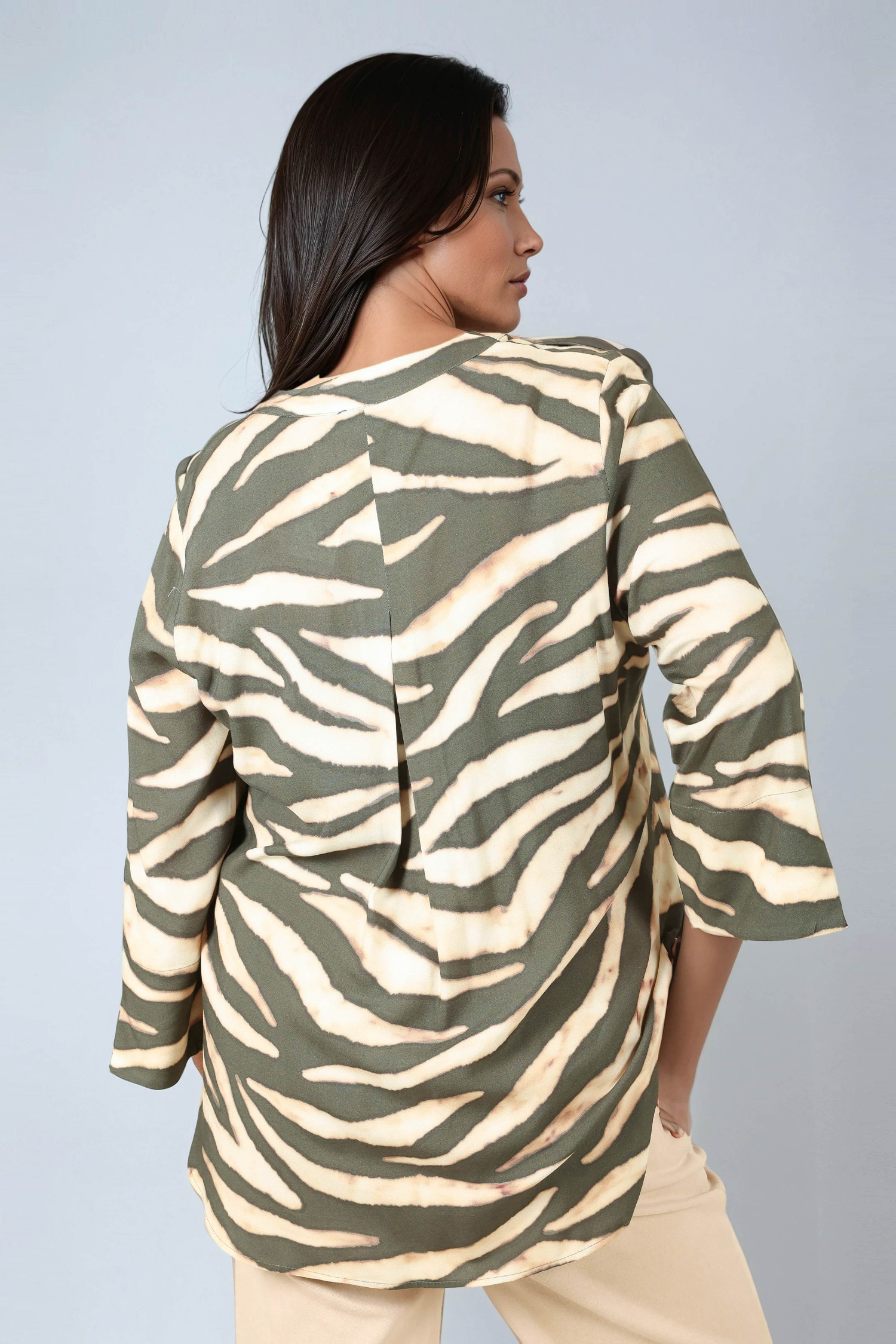 Zebra print blouse