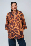Printed viscose blouse