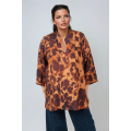 Printed viscose blouse